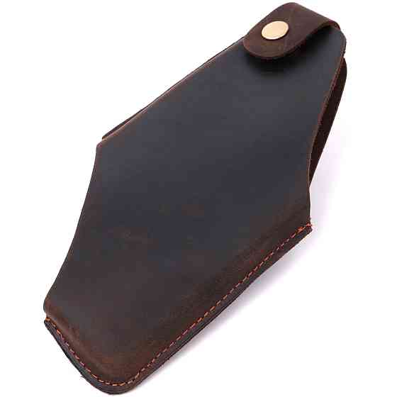 Оригінальний чохол для телефону з натуральної шкіри Vintage sale_15058 Коричневий Київ