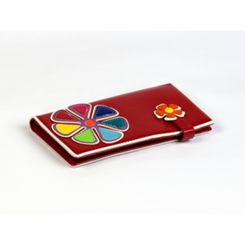 Кошелек красный из экокожи Цветик-семицветик Киев - изображение 1