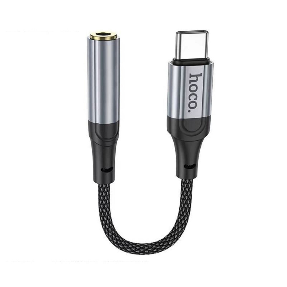 Аудiокабель HOCO LS36 Fresh Digital Type-C to 3.5 audio converter Black (6942007608886 ) Київ - фото 1