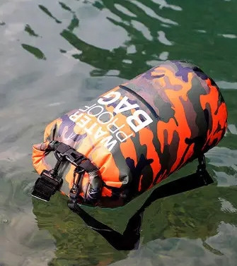 Рюкзак водонепроникний 2 л хакі Київ - фото 4