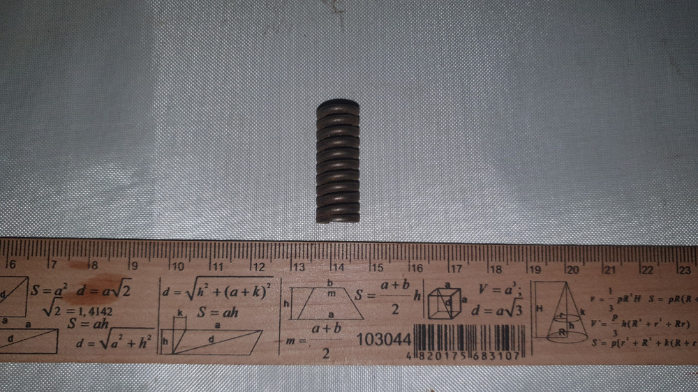 Пружина стиснення 11х30х2 мм. СССР. Харків - фото 2