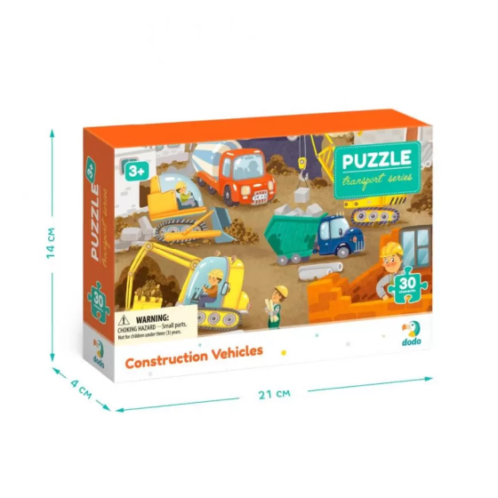 Дитячий пазл "На будмайданчику" DoDo 300373, 30 ел. Вінниця