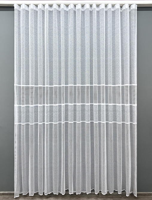 Тюль VR-Textil 1973т Жакард Білий 400х270 см (42-1003) Київ - фото 2