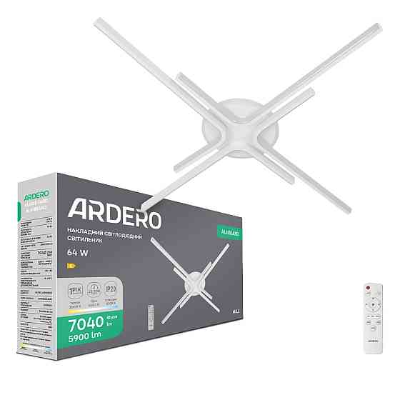 Світлодіодний накладний світильник Ardero AL6185ARD MILL 64Вт білий Харьков