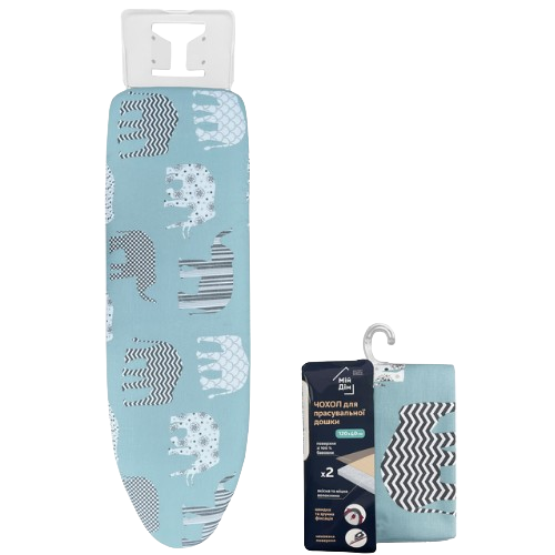 Чохол для прасувальної дошки 120*40мм М'ятні слони Виланд Житомир - фото 2