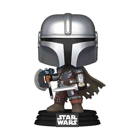 Ігрова фігурка Funko POP! серії Мандалорець і Ґроґу - Мандалорець зі зброєю Днепр