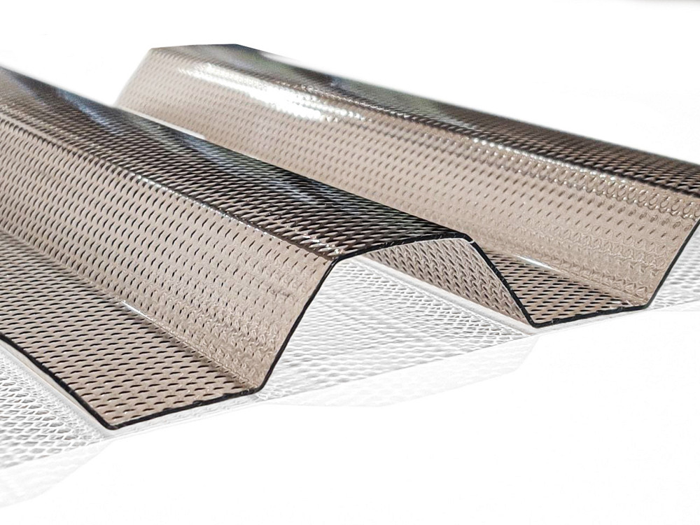 Профилированный монолитный поликарбонат TOPLIGHT MICROPRISMA 76/18 бронза призма 0,9мм 104х200см Львов - изображение 1