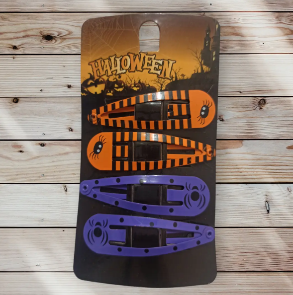 Заколки на Хелловін дитячі one size різнобарвний Київ - фото 1