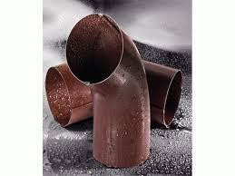 Коліно труби водостічної системи Budmat Flamingo 125/90 Львів - фото 1