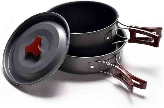 Набор походной посуды складной на 5 персон 13 предметов алюминий AL-500 туристический Киев