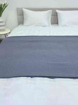 Ecotton Покривало Ecotton Pique 240х230 см натуральне сіре Grey в крафтовій подарунковій коробц Коломыя