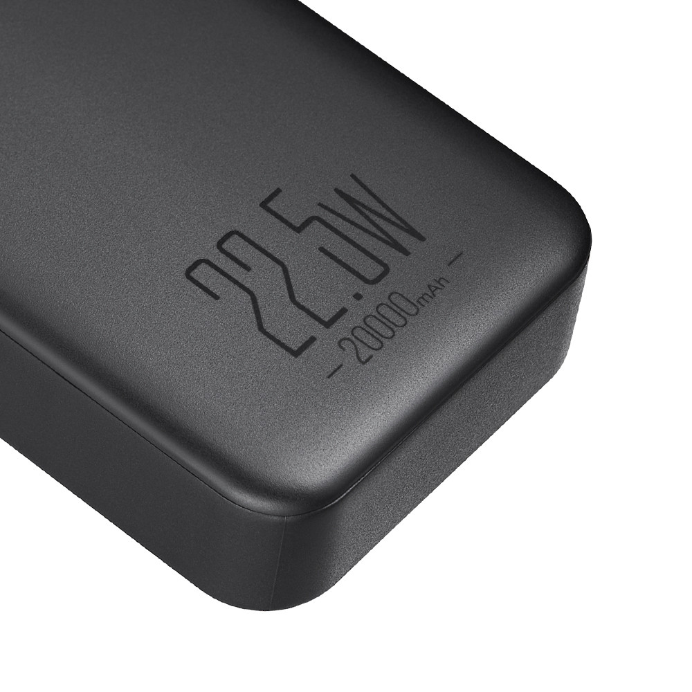 Повербанк (Power Bank) Brevia 20000mAh 22,5W, Li-Pol, LCD черный Львов - изображение 6