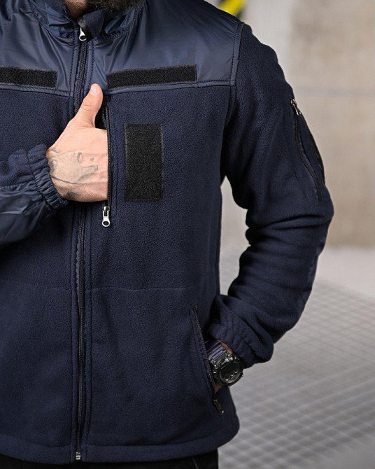 Тактична флісівка DETROID синя ПП4747 Одеса - фото 5