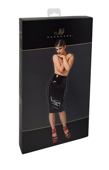 Спідниця Noir Handmade F378 Dominae Column PVC pencil skirt S Sex Aura Київ - фото 10