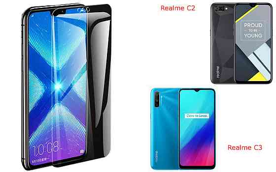 Защитное стекло NeoGlass для Realme C2, Realme C3 – ультрапрозрачное и устойчивое Киев