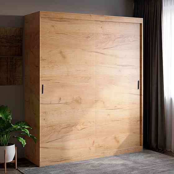 Шафа-купе Еверест Соната 1800 дводверна 180х60х217 дуб крафт золотий (DTM-2670) Дніпро