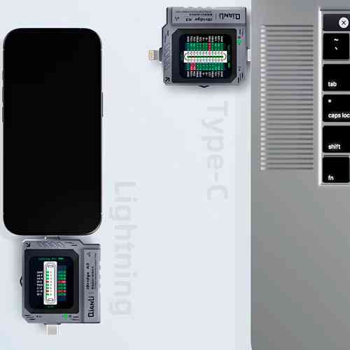 USB тестер діагностики роз&apos;ємів живлення Type-C і Lightning, QianLi iBridge A3 Вінниця