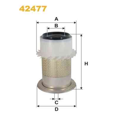 Воздушный фильтр для автомобиля Wixfiltron 42477 Винница