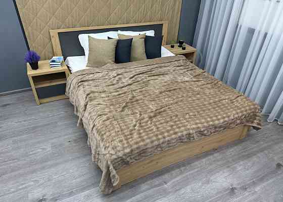 Плед-покривало 200х230 см (+-5см) "Soft Night" Бежевий (87-213) Київ