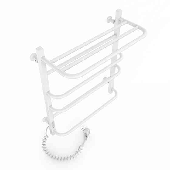 Електрична рушникосушка Laris Зебра Комфорт ЧФ6 500Х600 Е з полицею біла R3 Київ