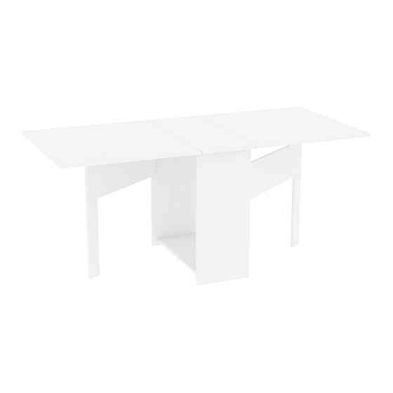 Стол-тумба №1, Белый, 1750х800х750 Львов