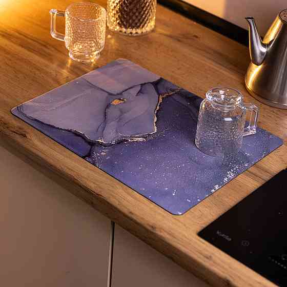 Jiamat Діатомітовий килимок на кухню для сушіння посуду 30×40 (см) Синій HP-42-26 Коломыя