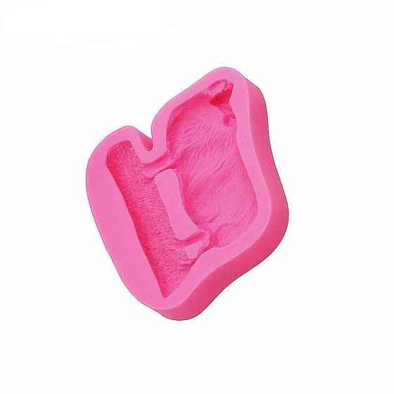 Молд силиконовый Баран 73 на 72 мм розовый Киев