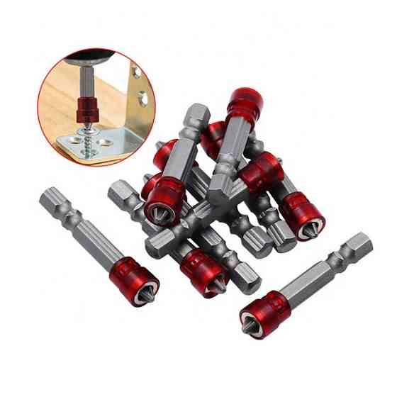 Набор магнитных бит PH2 с ограничителем, 10 шт Киев