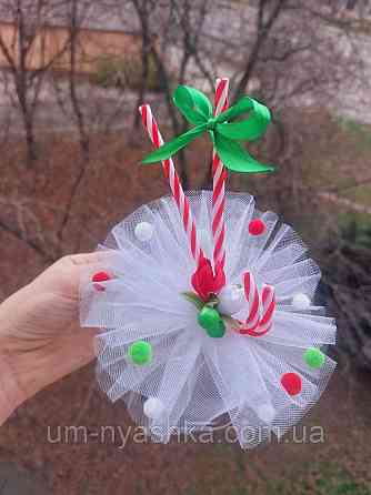 Обруч Конфетки Конфетка красно-белая Кривой Рог