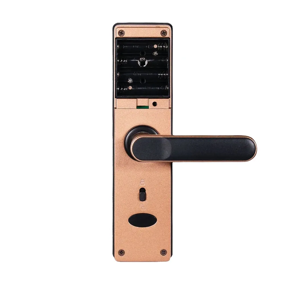 Замок біометричний автономний Trinix TRL-5402BTF Bronze з Bluetooth, зчитувачем відбитків пальців і карт Mifare (65-00072) Киев - изображение 3