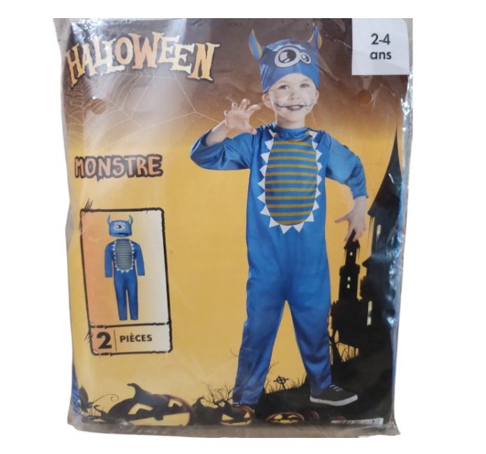 Костюм на Хеловін для хлопчика Монстр синій Київ - фото 4
