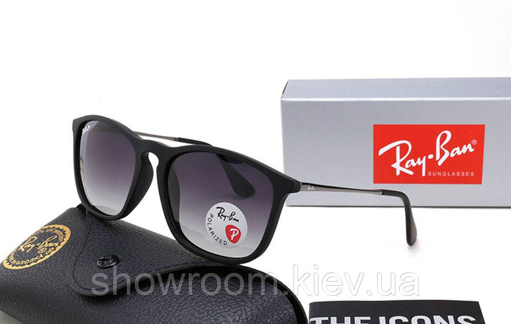 Жіночі сонцезахисні окуляри Rayban (4187) Київ - фото 3