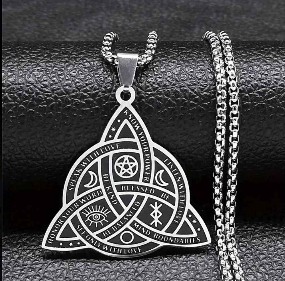 Кельтская подвеска трикветр – кулон-амулет, цепочка 60 см Киев - изображение 5