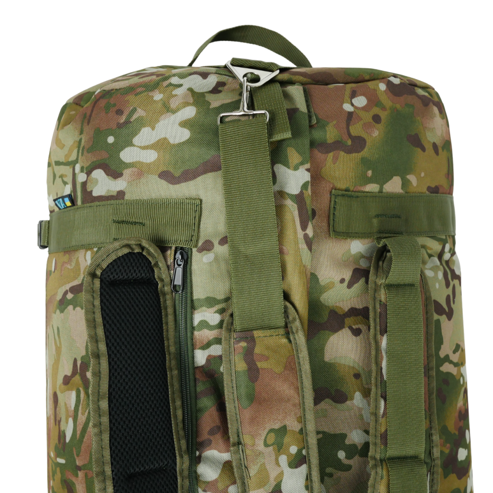 Тактична сумка-баул 100 л мультикам. Армійський баул на 100 літрів, баул мультикам ЗСУ, баули військові Київ - фото 9