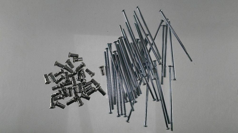 Спиця колеса МТ, УРАЛ, К-750 (коротка) (L-120mm, D-4,5mm) (компл, 36шт) JING Київ - фото 1