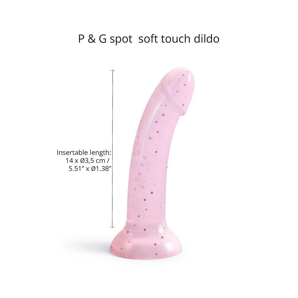 Дилдо с блестками Love To Love DILDOLLS - STARLIGHT, ультрамягкий Sex Aura Киев - изображение 3