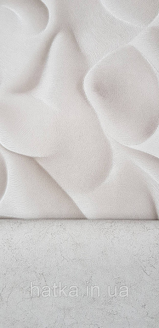 Обои виниловые на флизелине Sintra Adria метровые абстракция волны 3д структурные кофейные темно бежевые Киев - изображение 3