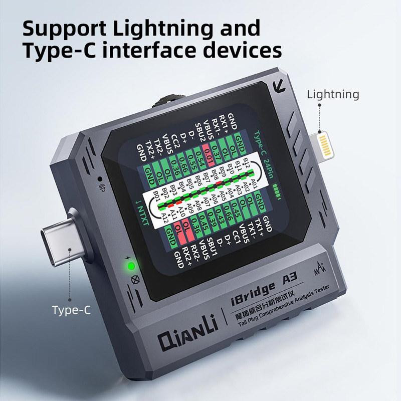 USB-тестер QianLi iBridge A3 для Type-C и Lightning Киев - изображение 9