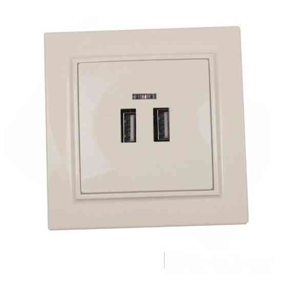 Розетка USB (2 порти) 2A, Enzo  лате Днепр
