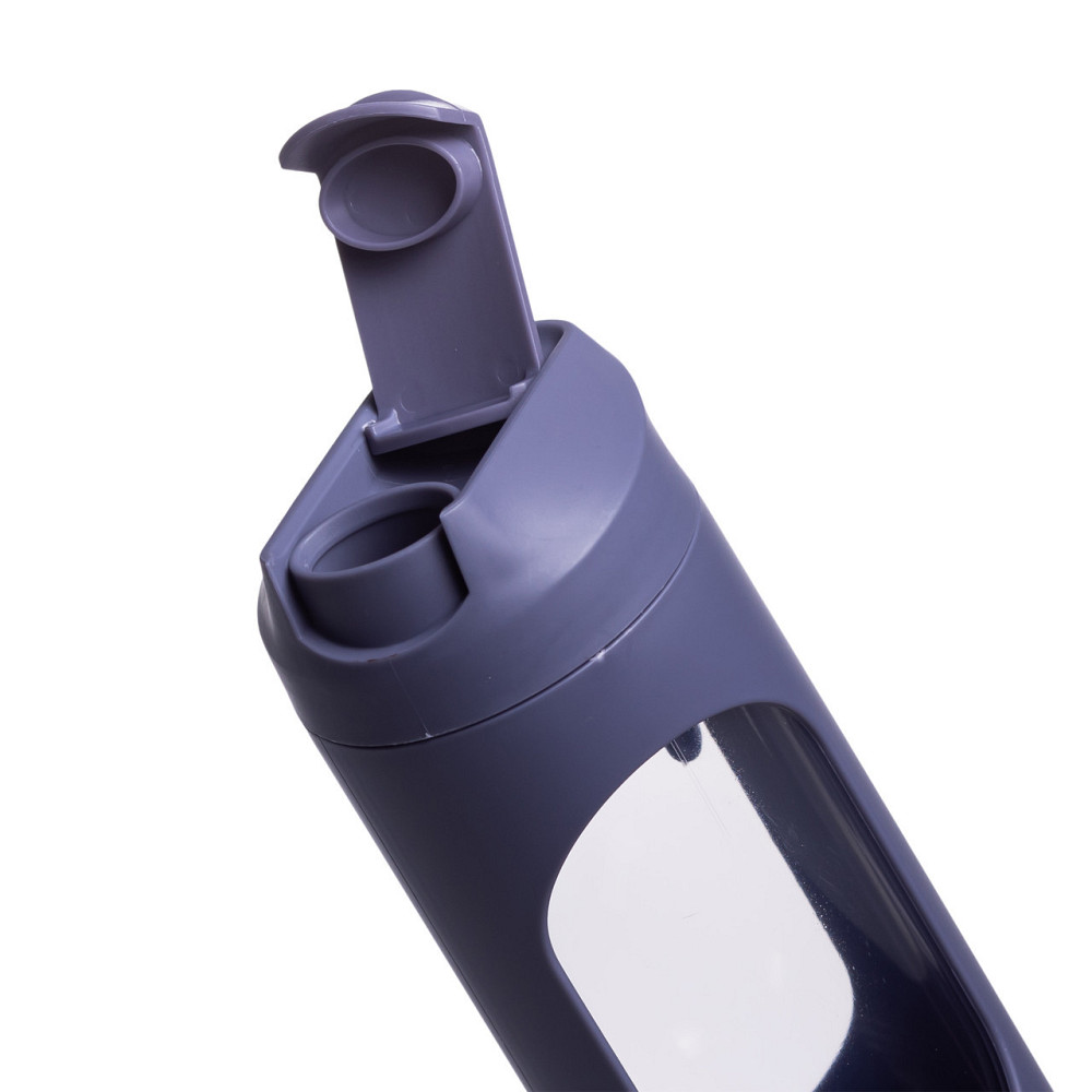 Портативный блендер для смузи на аккумуляторе 450 мл блендер бутылка 25 Вт USB Серый HP-11-10G Киев - изображение 4