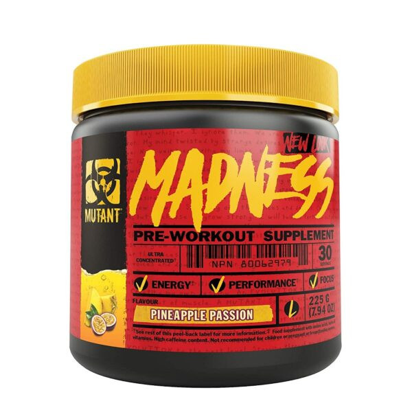 Передтренувальний комплекс MUTANT Madness 225 g (Pineapple Passion) Луцьк - фото 1