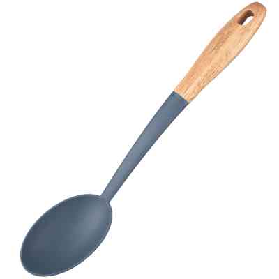 Ложка кухарська Ardesto Midori, 35см, нейлон, дерево, синій (AR2128PG) Вінниця