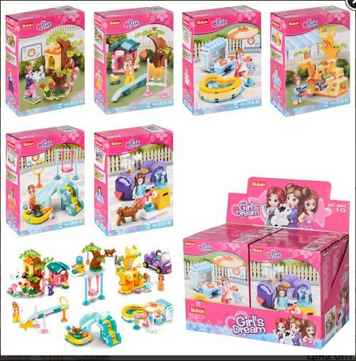 Конструктор SLUBAN M38-B0970 ігровий майданчик, фігурка, 6видів в диспл., 28,5-19-14см., шт Київ - фото 1