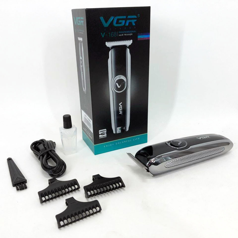 Професійна машинка для стрижки волосся, Тример з регульованою довжиною, Електронна машинка для стрижки PD-34 Львів - фото 2