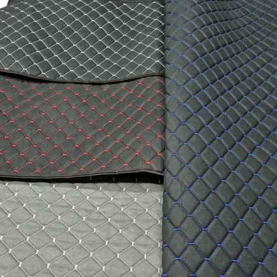 Накидки сиденье антара черные (передние) ромб, белая нитка на Мукачево