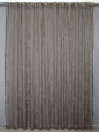 Тюль VR-Textil 1403т Мармур Жакард Коричневий 250х270 см (42-0851) Київ