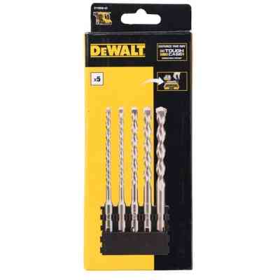 Набор буров DeWALT в касете для Tough Case, SDS Plus, L=160 мм., d = 6 мм (2шт),8,10,12 мм, 6 шт (DT70836) Винница