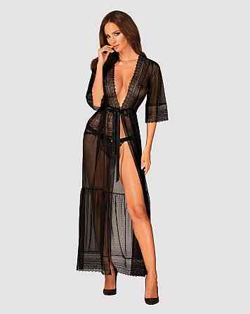 Пеньюар Obsessive Estiqua peignoir XL/2XL Sex Aura Київ