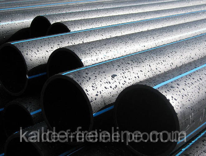 Труба из полиэтилена ПЭТ Ворсклапласт д.32 PN6 черн\син (200) Харків - фото 5