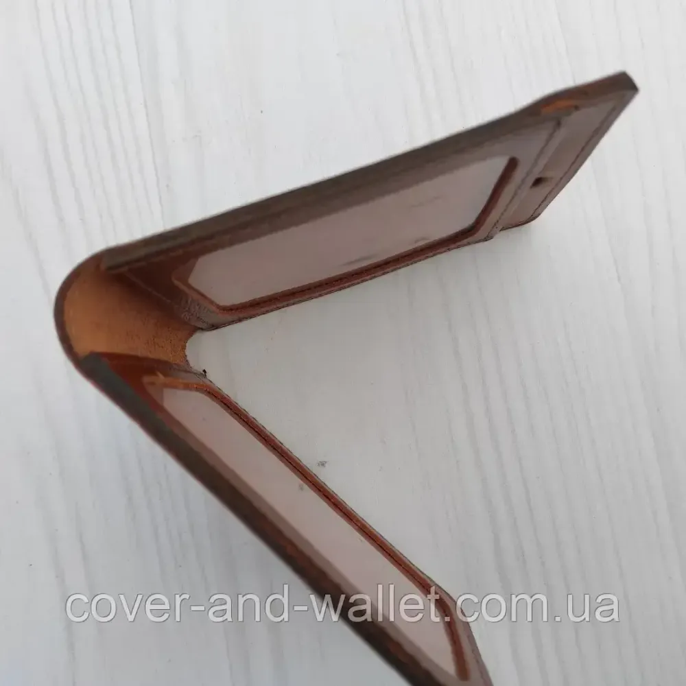 Універсальна обкладинка з гладкої глянсової шкіри "Посвідчення Україна" Київ - фото 7